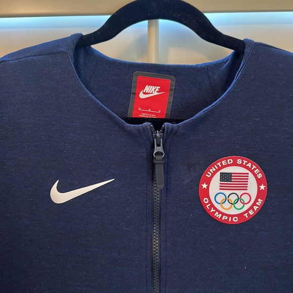 NIKE OLYMPIC TEAM women’s navy size medium USA zip up jacket - Picture 3 of 8